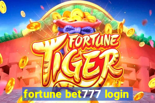 fortune bet777 login